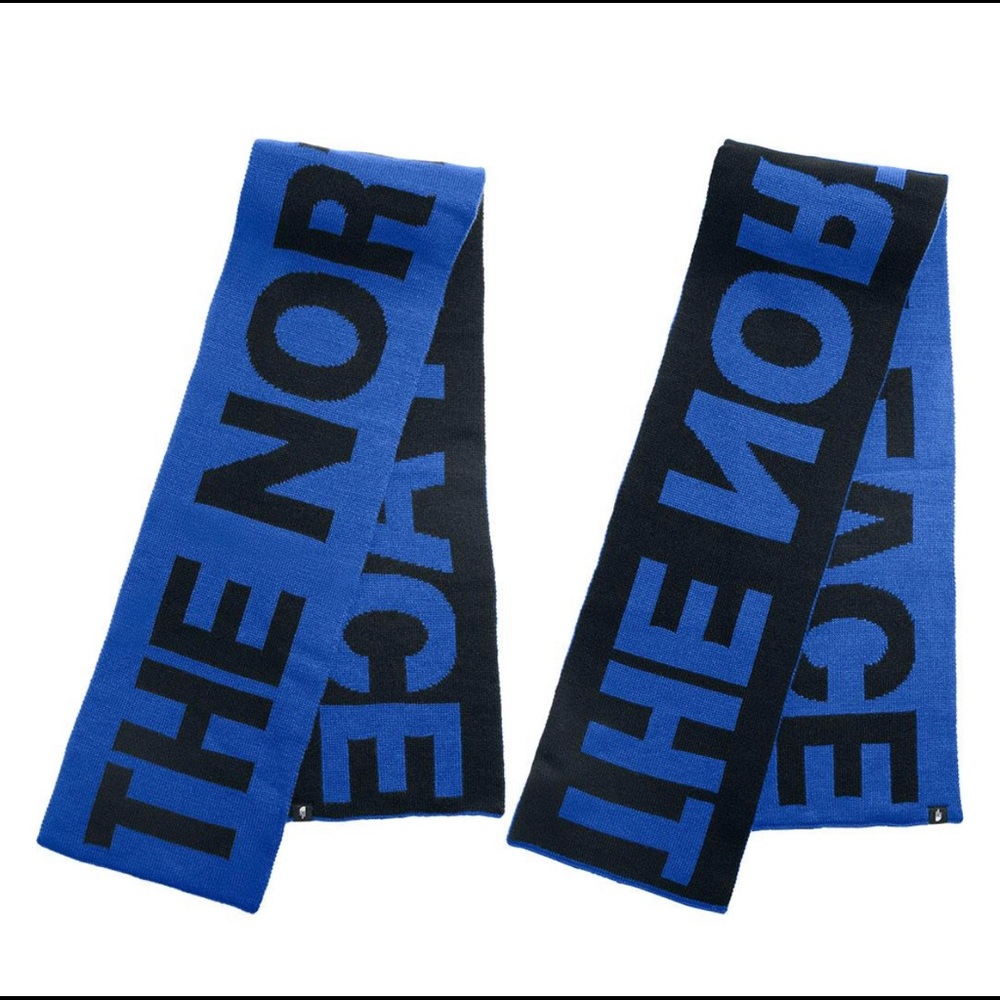 The North Face logo reversible scarf